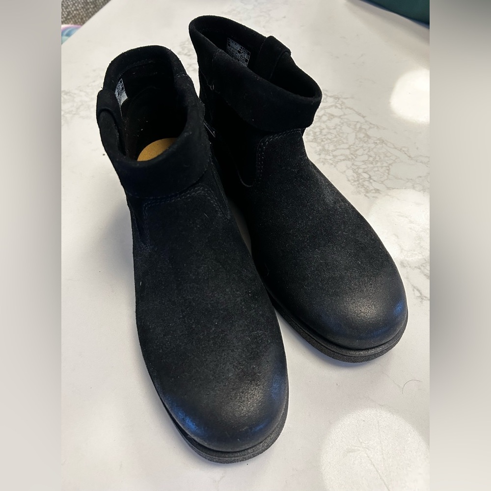 UGG Black Suede Ankle Boots